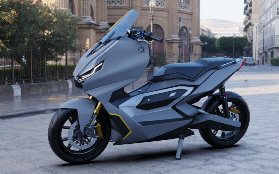 Next NX2, el maxi scooter eléctrico radical que llegará en 2023 con 160