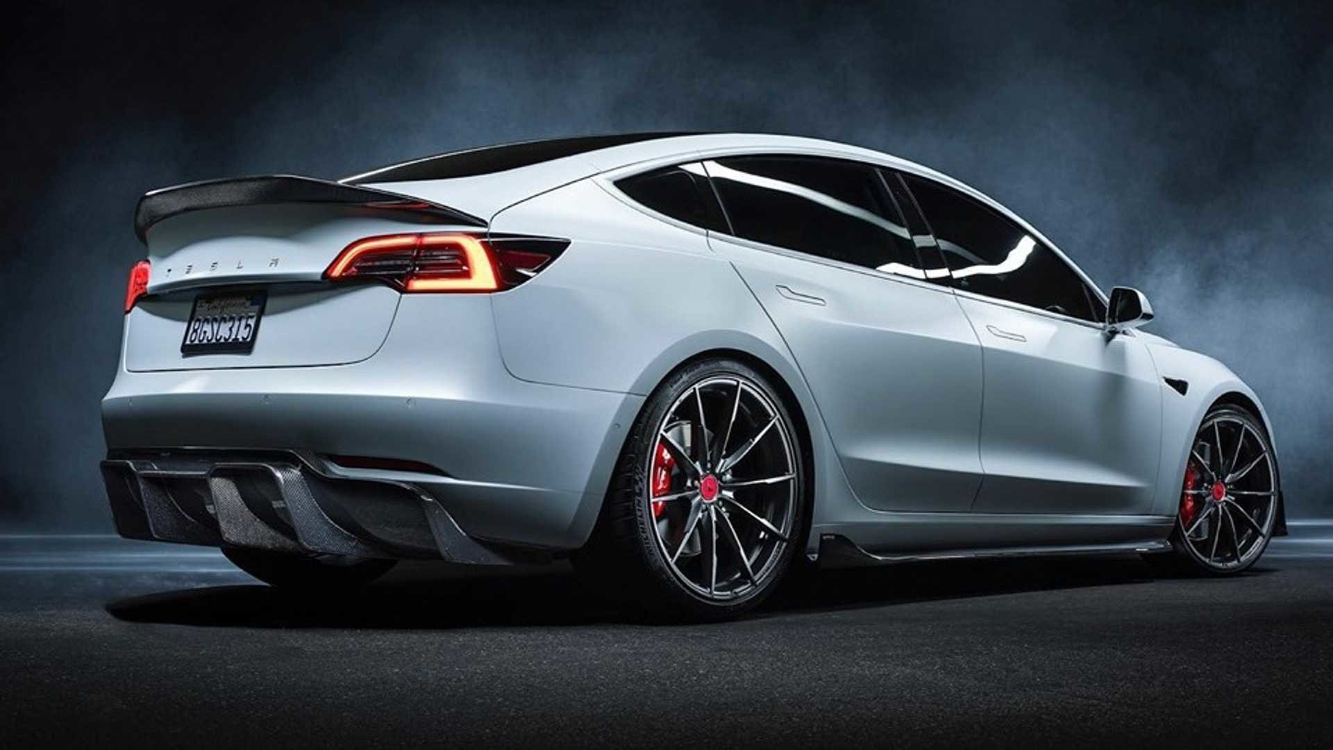 Vorsteiner Tesla Model 3 el tunning de altas prestaciones llega a los