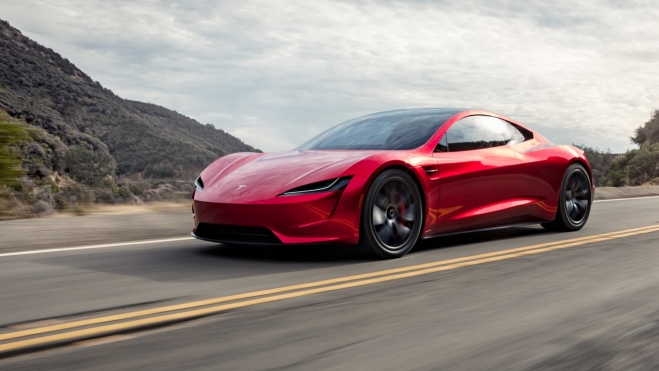 Tesla Roadster Delantera Tesla Roadster Delantera