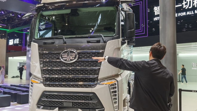En el Auto Show Pekín ya se presentaron varios modelos de conducción autónoma. En el Auto Show Pekín ya se presentaron varios modelos de conducción autónoma.