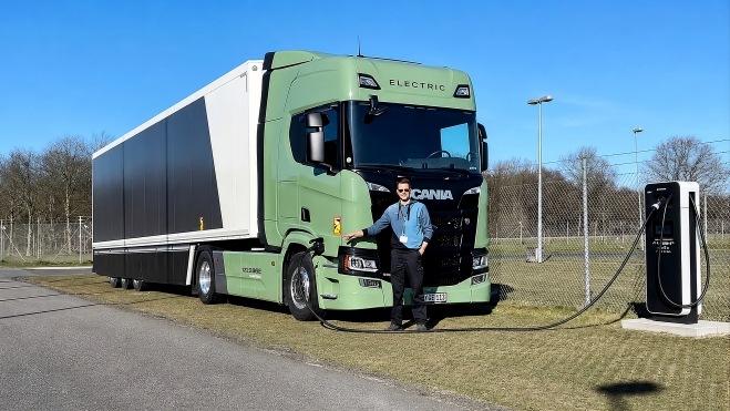 Scania camión eléctrico Scania camión eléctrico