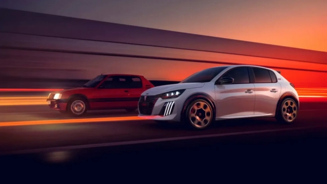 Peigeot e 208 GTi y 205 Peigeot e 208 GTi y 205