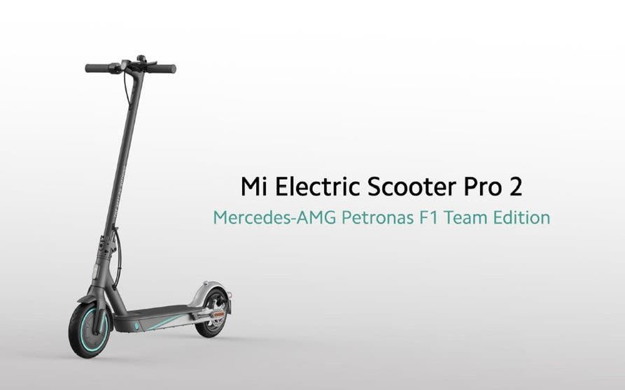 El patinete eléctrico de Xiaomi y Mercedes-AMG Petronas F1 Team, ahora con  descuento