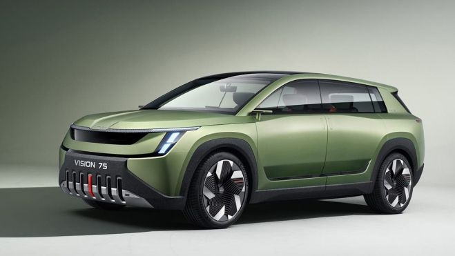  El Skoda Vision 7S adelanta la estética de un futuro SUV eléctrico de 7 plazas 