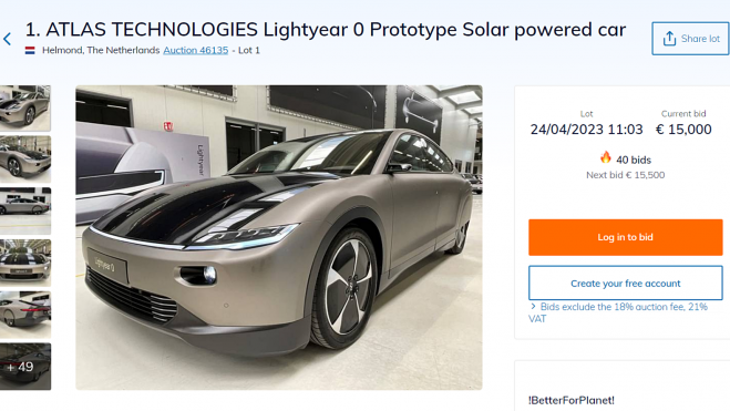 subasta coche solar Lightyear 02