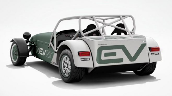 Caterham Seven Electric Trasera