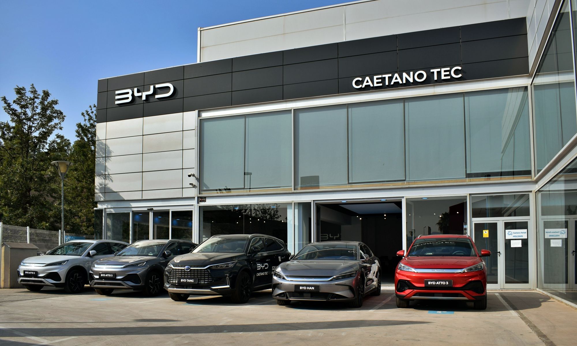 Centro de BYD en Málaga, uno de los recién estrenados.