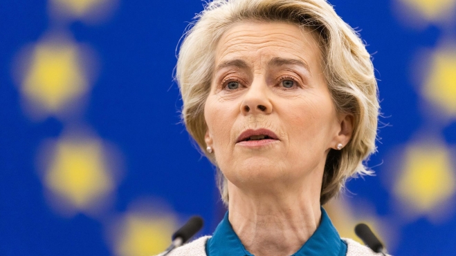 La presidenta de la Comisión Europea, Ursula von der Leyen.