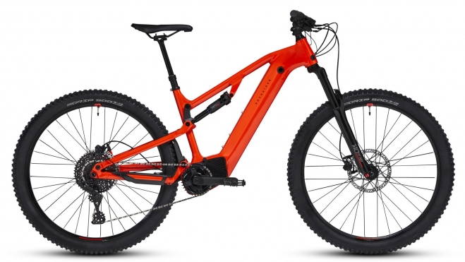 Bicicleta eléctrica montaña 29 doble suspensión E-EXPL 520 S Rojo 500 Wh