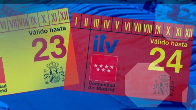 La pegatina de la ITV se mantendrá sin cambios en 2024.