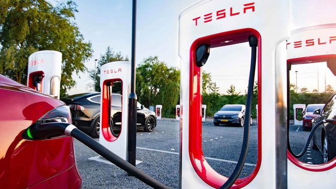 tesla supercharger