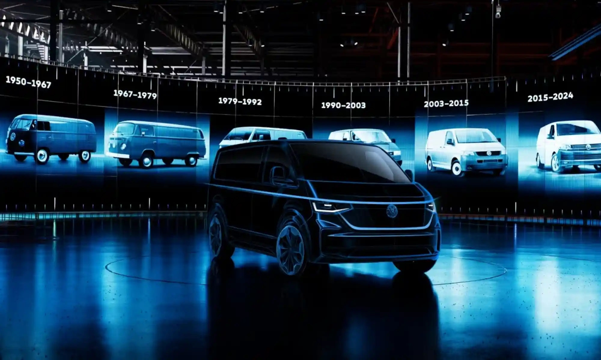 Volkswagen ultima los detalles para lanzar al mundo una nueva generación, la séptima, de la Transporter.