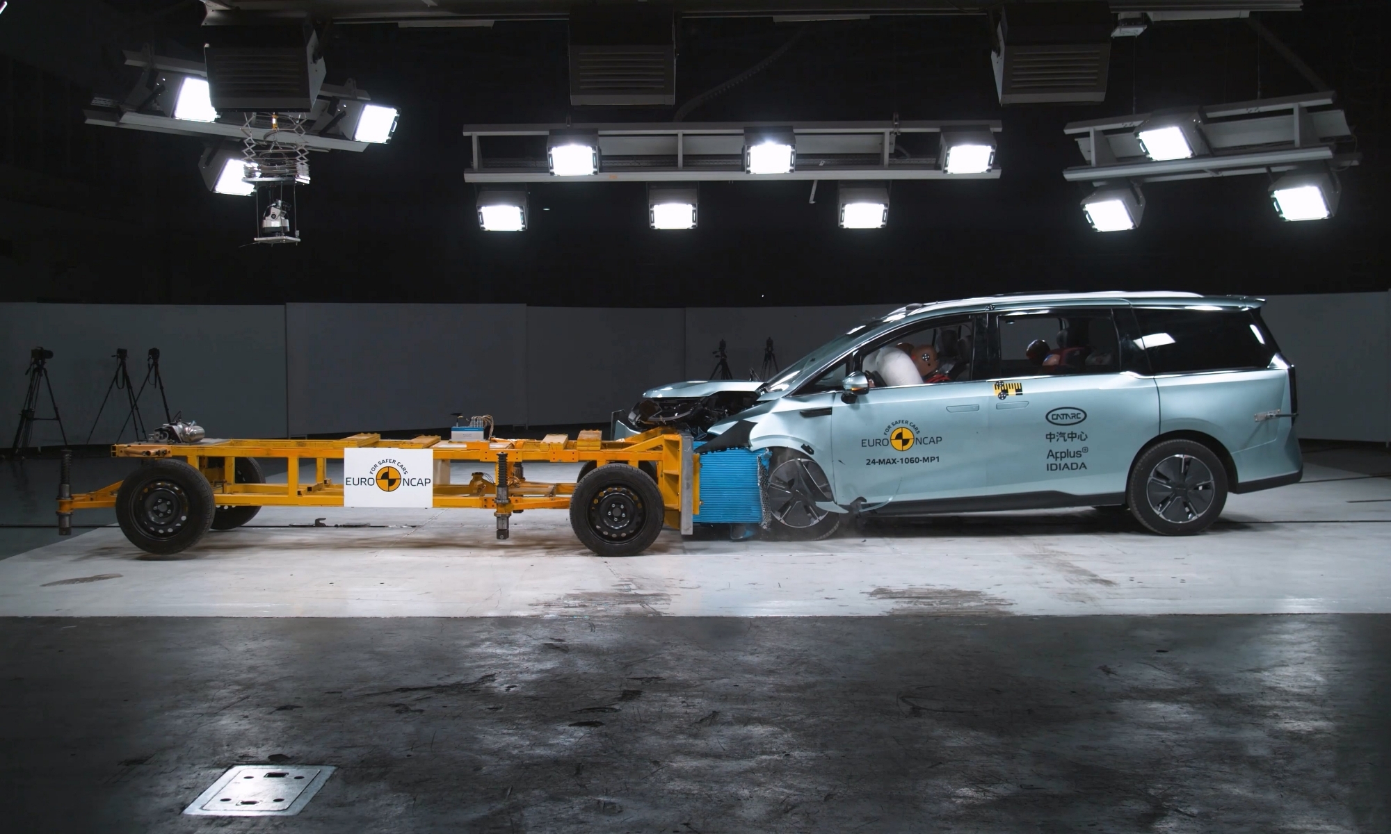 El Maxus MIFA 7 ha formado parte de la última hornada de pruebas realizadas por Euro NCAP.