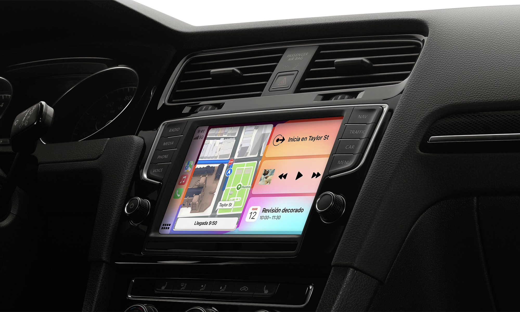 La nueva versión de Apple CarPlay incluye nuevas funcionalidades, pero también más capacidad de personalización para las marcas.