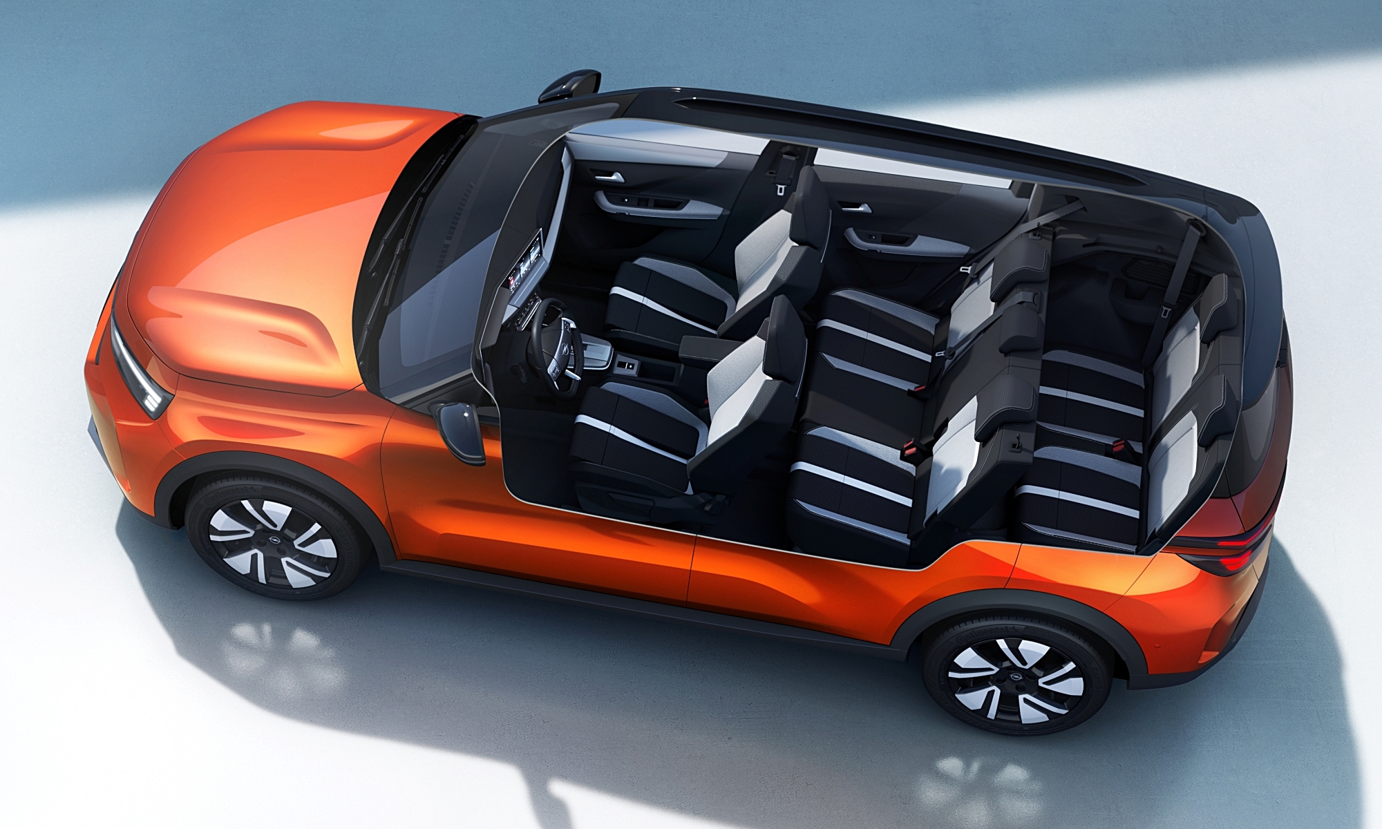 El nuevo Opel Frontera tendrá dos opciones de batería diferentes.