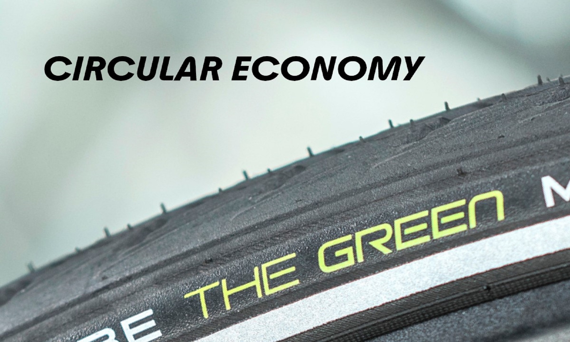 El neumático Green Marathon fue el primer neumático del mundo fabricado en parte con neumáticos usados. (Foto: Schwalbe).