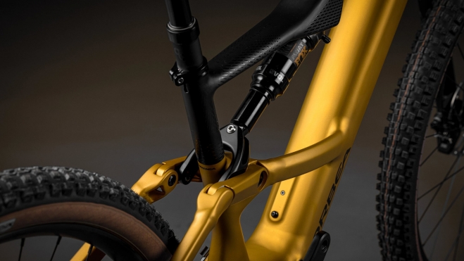 La nueva Rise en aluminio mantiene el característico refuerzo asimétrico del cuadro. (Foto: Orbea).