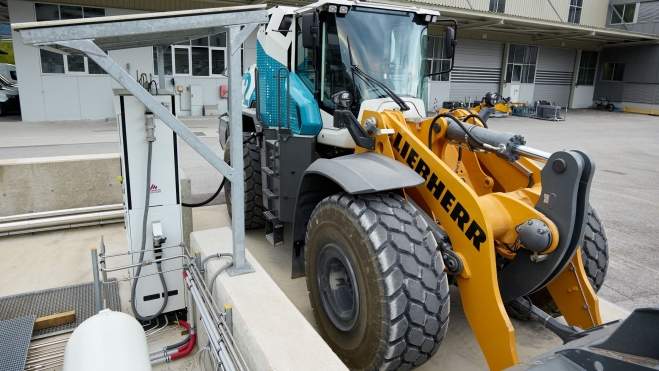 liebherr L566 H2 hidrogeno