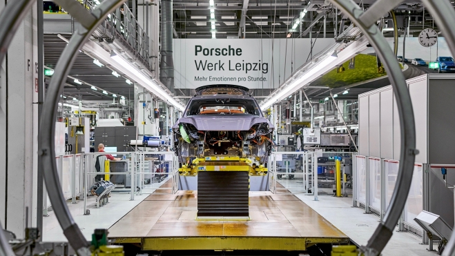 Fábrica Porsche Macan Eléctrico