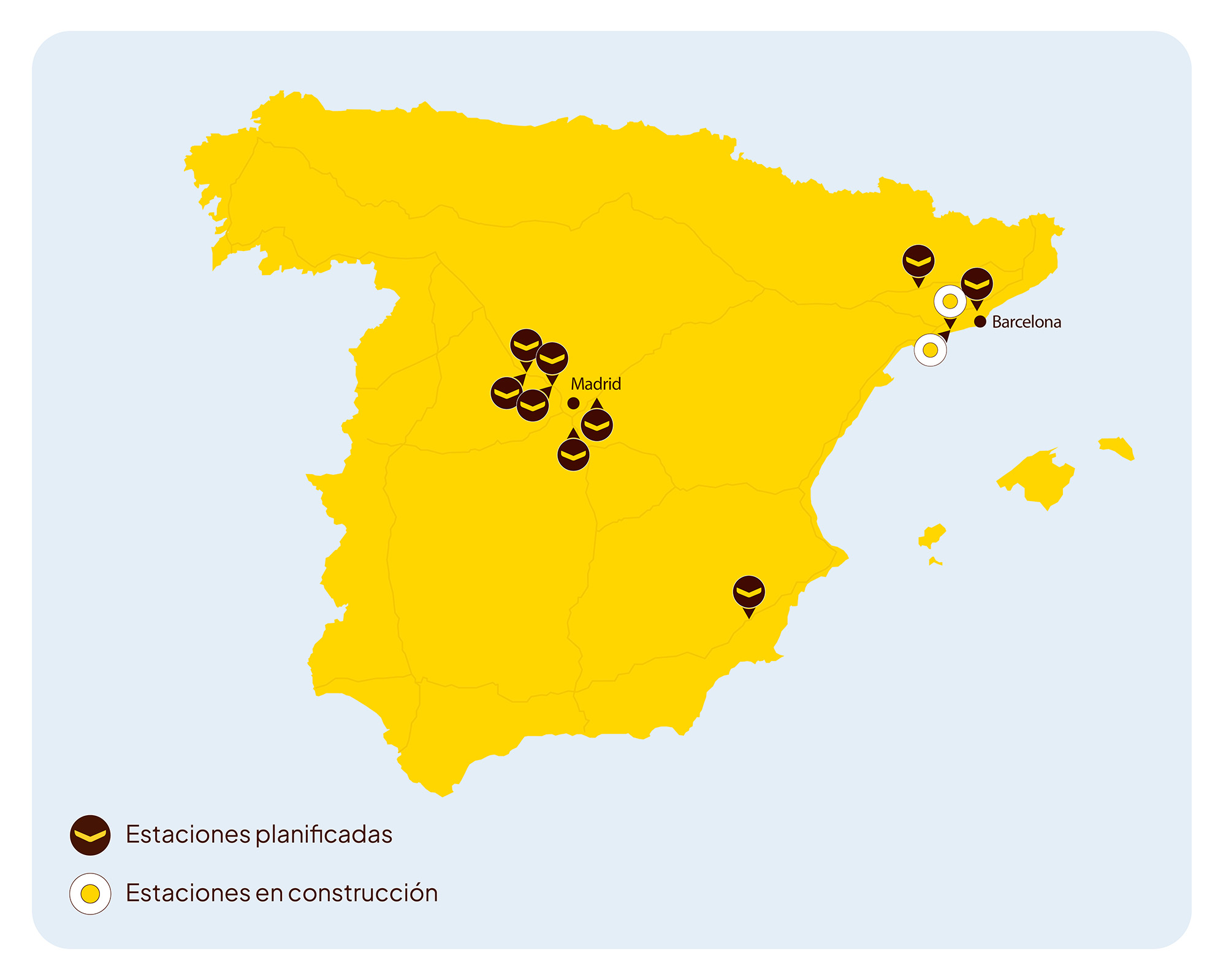 Estaciones Fastned