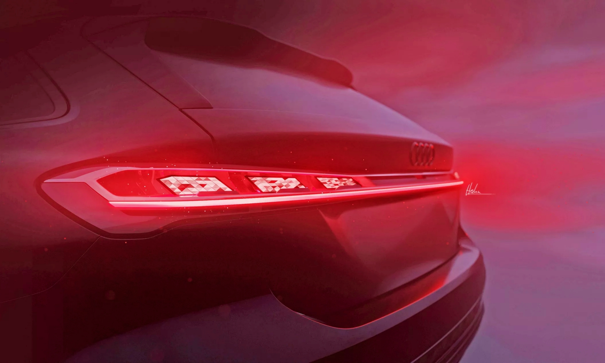 Imagen compartida por el CEO de Audi del nuevo A5.