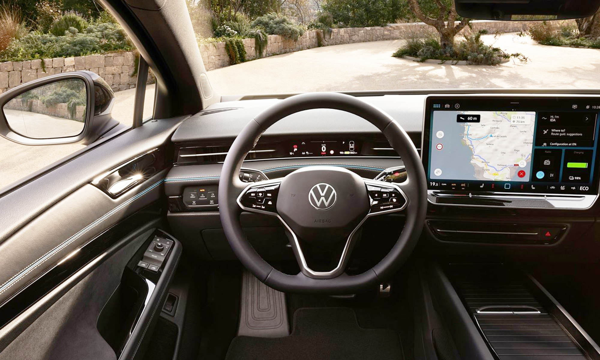 En el ID.7, Volkswagen ha reunido toda su innovación en tecnologías eléctricas.