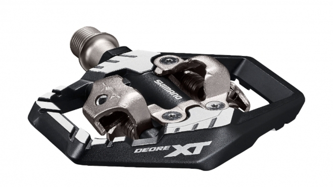 Los pedales XT M8120 con plataforma son de los más populares. (Foto: Shimano).