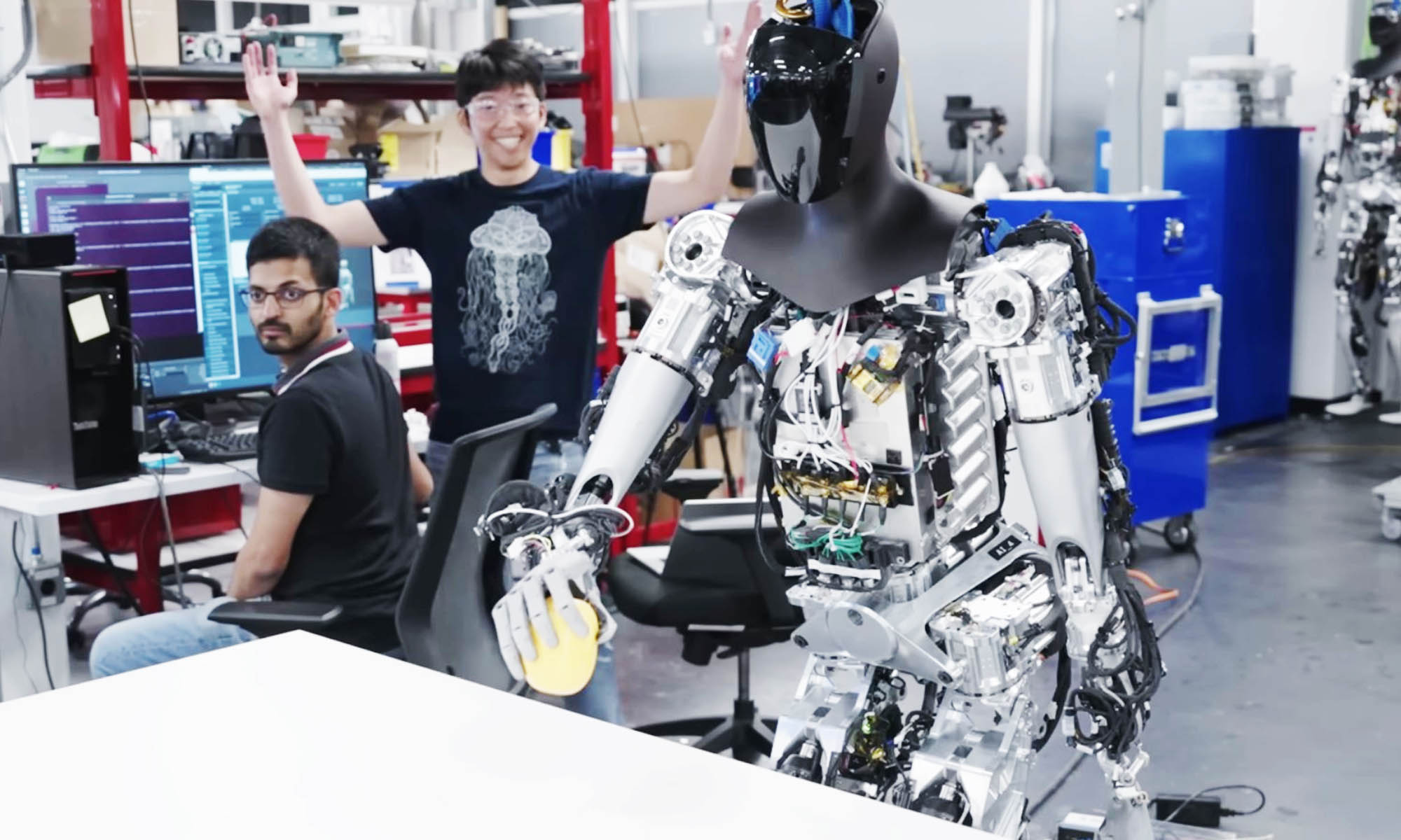 Tesla Optimus, el robot humanoide de Tesla.