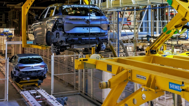 En la imagen, la fábrica de Renault en Palencia.