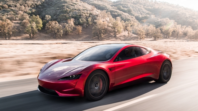 Tesla Roadster Delantera