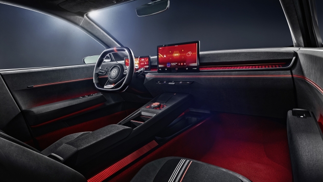 volkswagen id gti concept interior