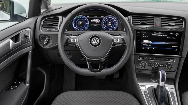 volkswagen e golf 2017 interior 2