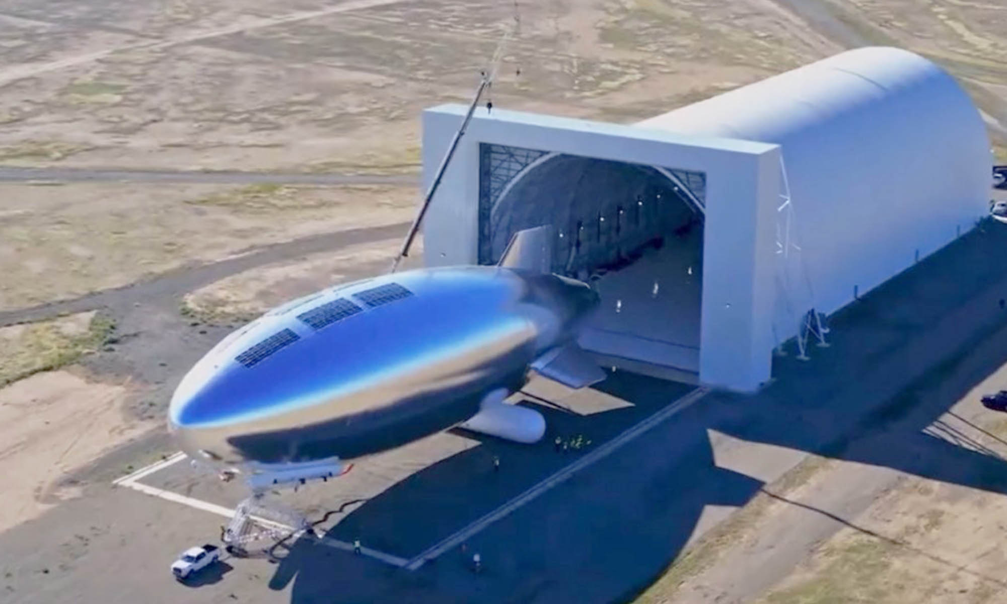 El Sceye HAPS puede confundirse con una nave espacial, pero es un dirigible eléctrico y solar.