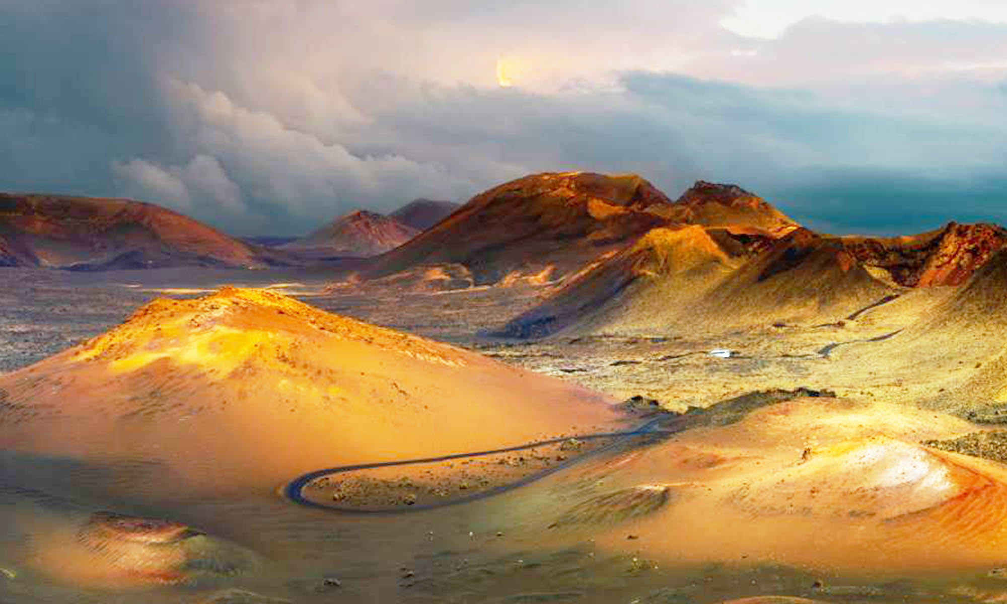 Los volcanes forman parte intrínseca de la formación de esta isla española.