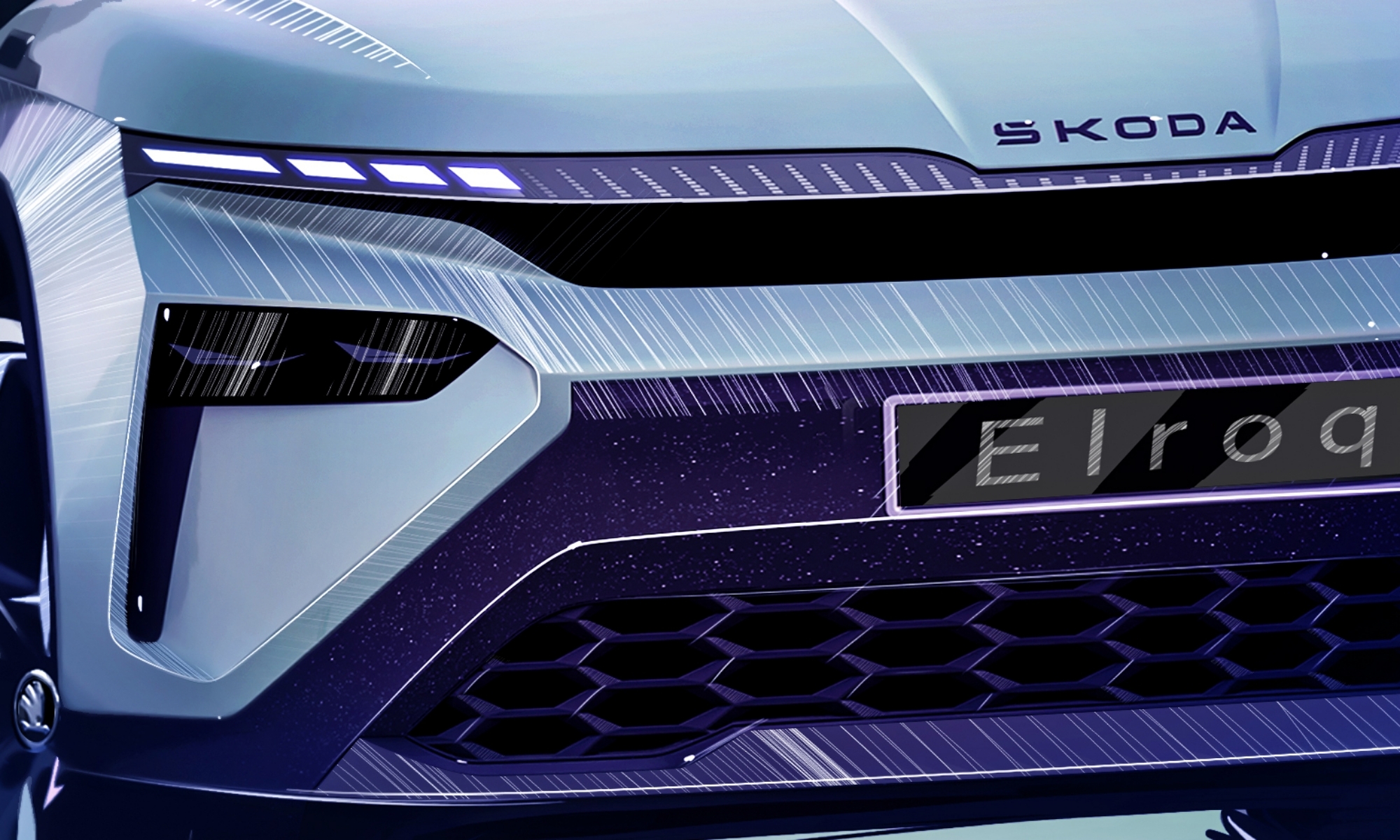 El Elroq es el primero coche de Skoda en aplicar una nueva filosofía de diseño.