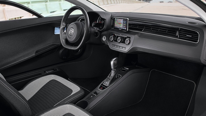 Habitáculo del Volkswagen XL1.