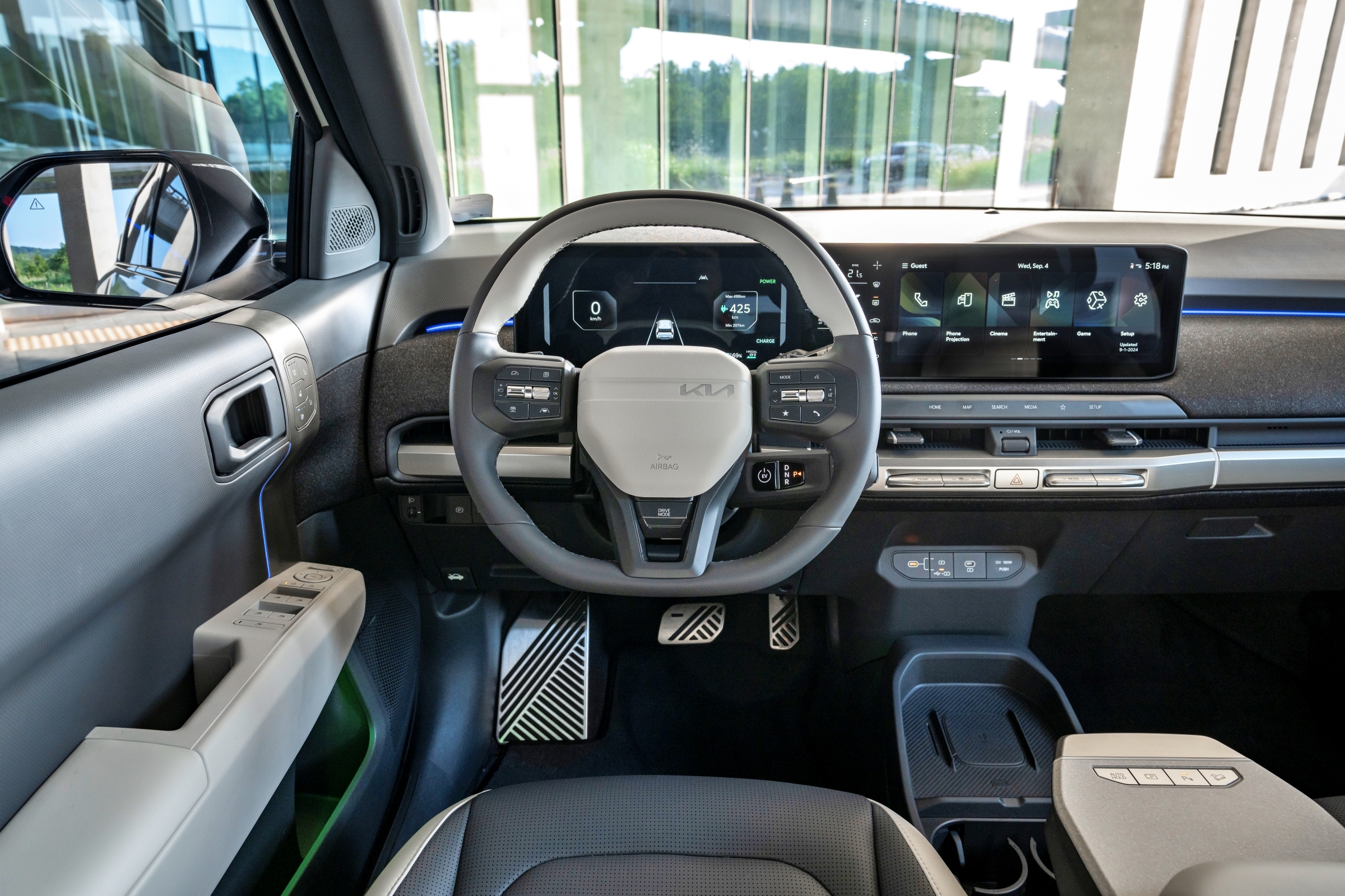 Interior del Kia EV3.