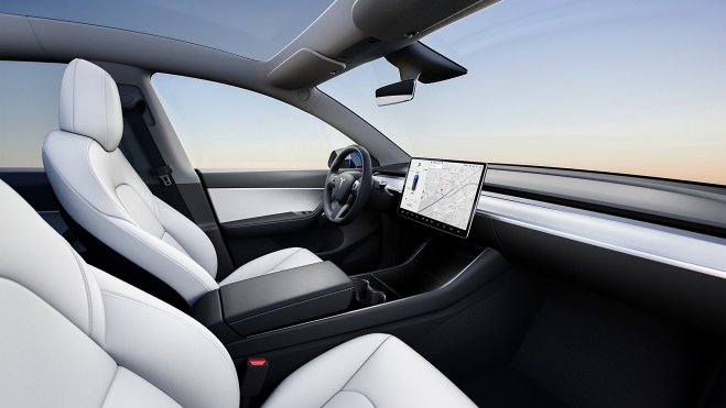 tesla model y interior