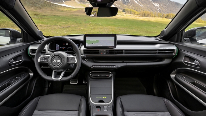 jeep avenger 4xe interior