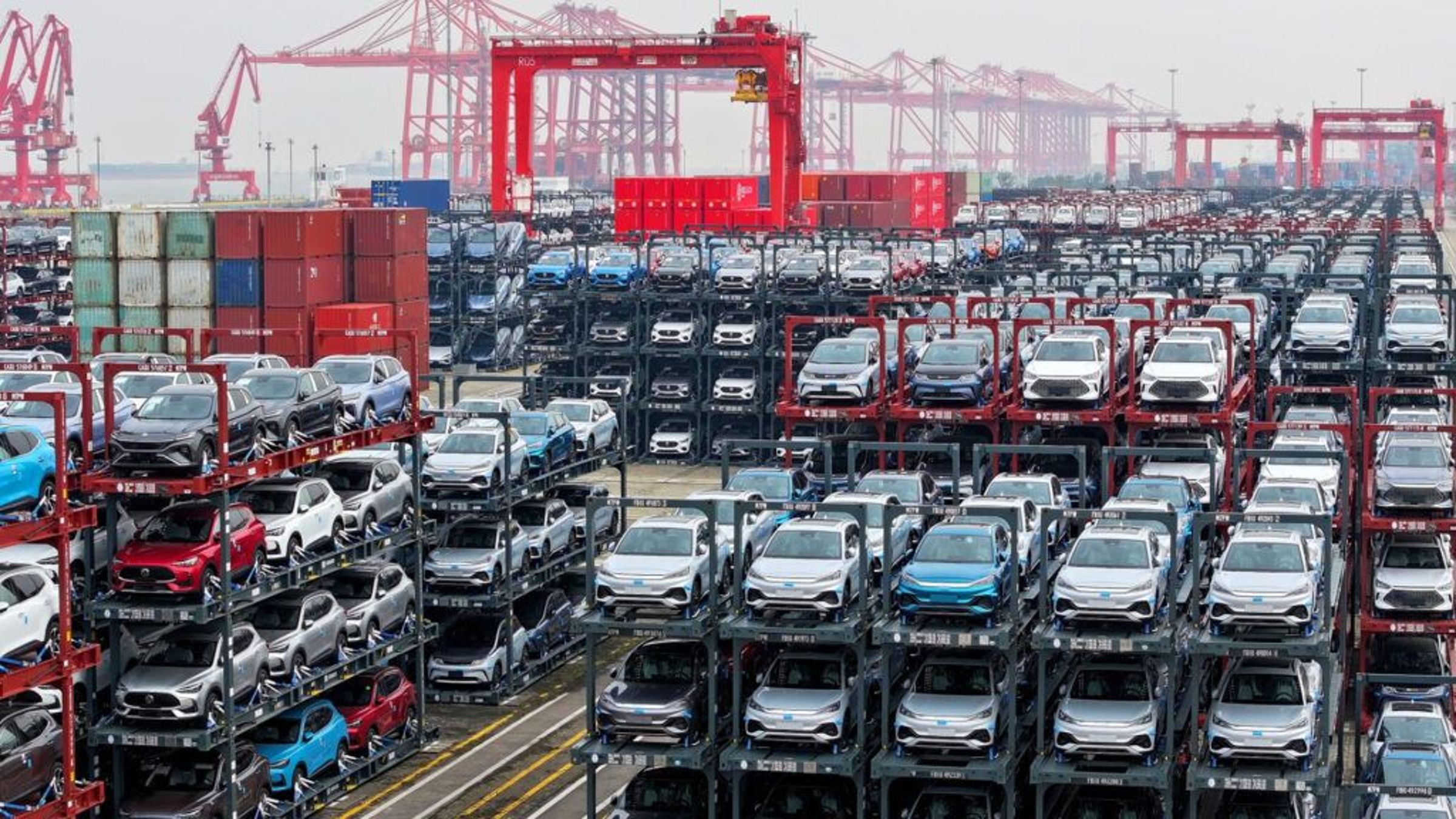 Los fabricantes chinos han aumentado las exportaciones de sus coches a la UE en las semanas previas a la entrada en vigor de los aranceles.