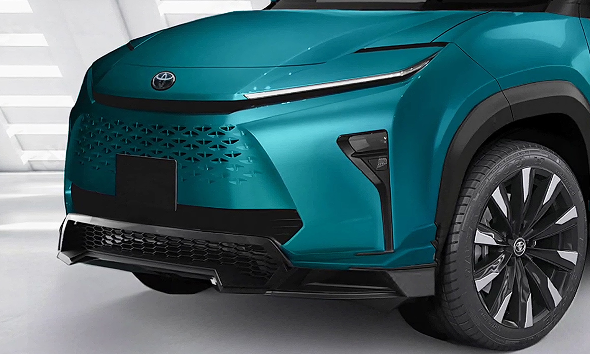 Se acercaría a nivel estético al Toyota C-HR.