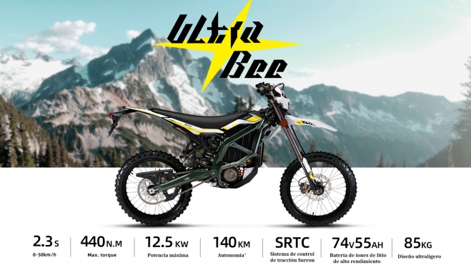 Las prestaciones de la Surron Ultra Bee están a la altura de las mejores motos de Enduro