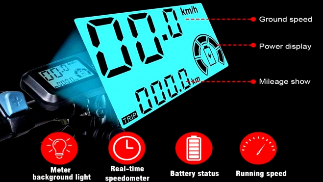 El display LCD ofrece la justa información