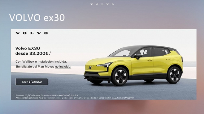 Slide Oferta EX30 hasta fin 2024