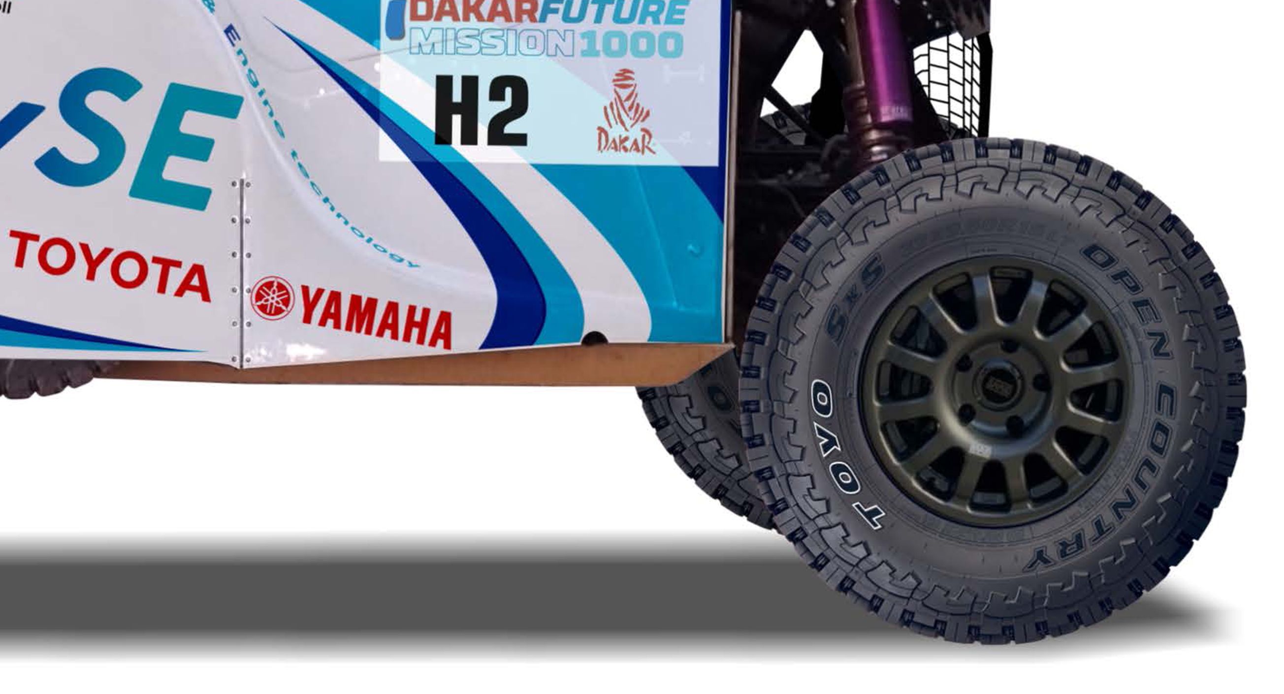 El prototipo en el que han colaborado marcas como Toyota u Honda participará en el rally Dakar.