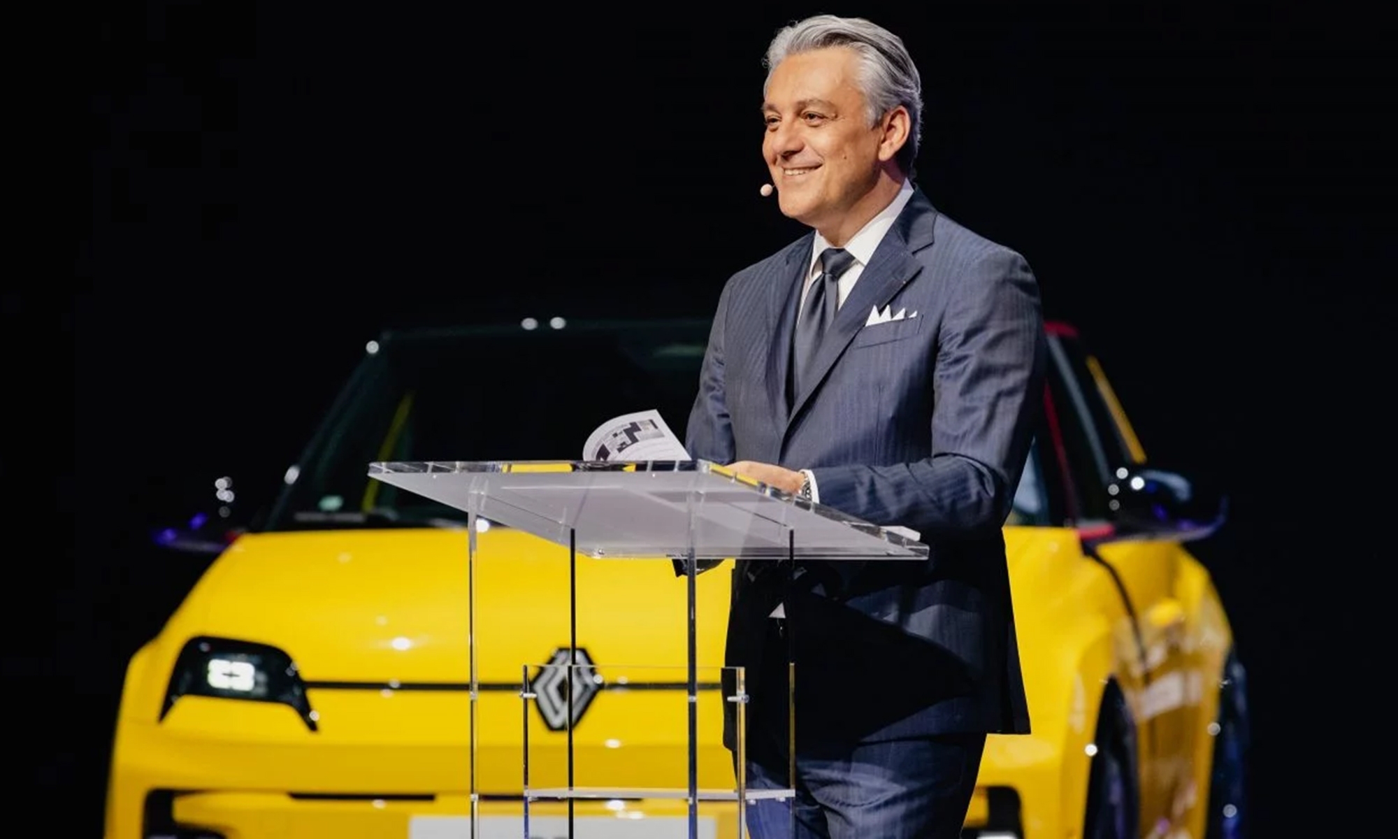 Luca de Meo, CEO del Grupo Renault, dice estar muy agusto en la firma francesa.