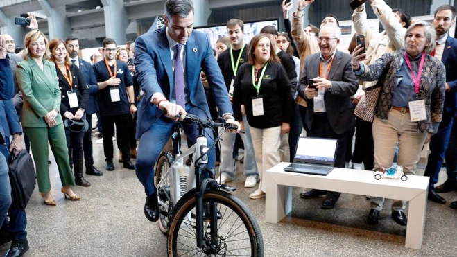 bicicleta electrica hidrogeno verde pedro sanchez 2