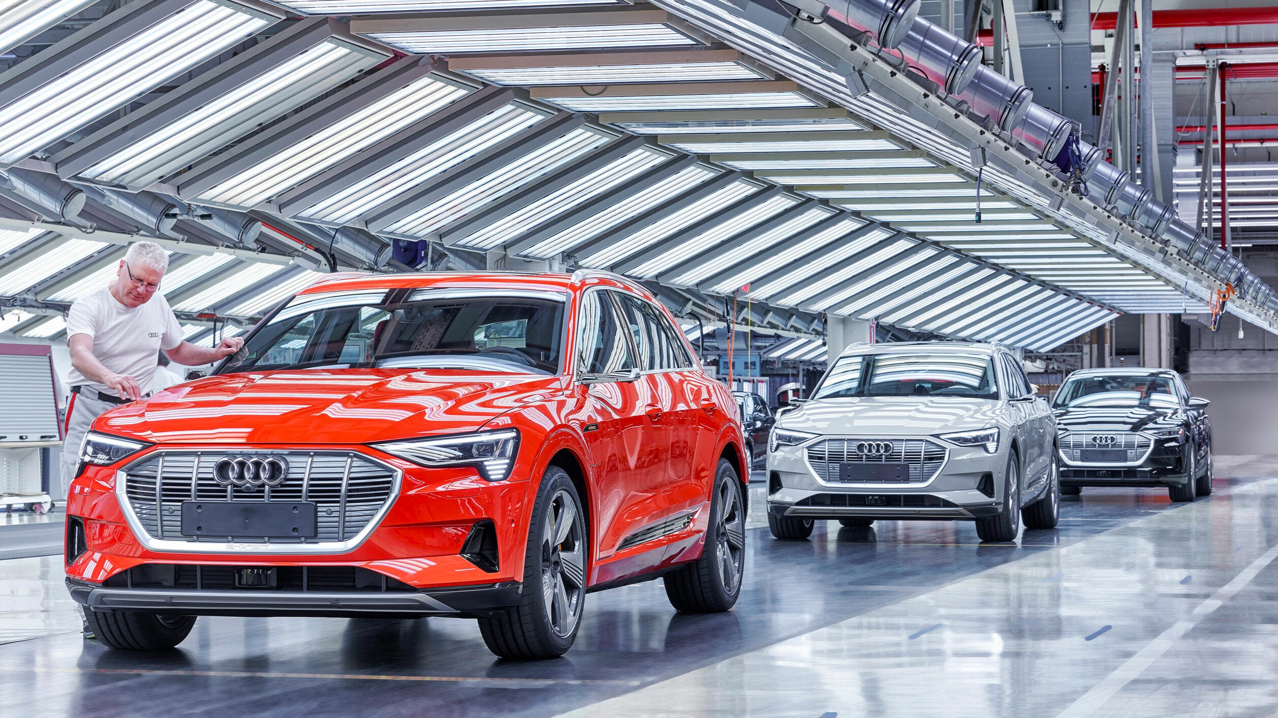 Audi producía un único coche en su planta de Bruselas: desde 2022, el SUV eléctrico Q8 e-tron.