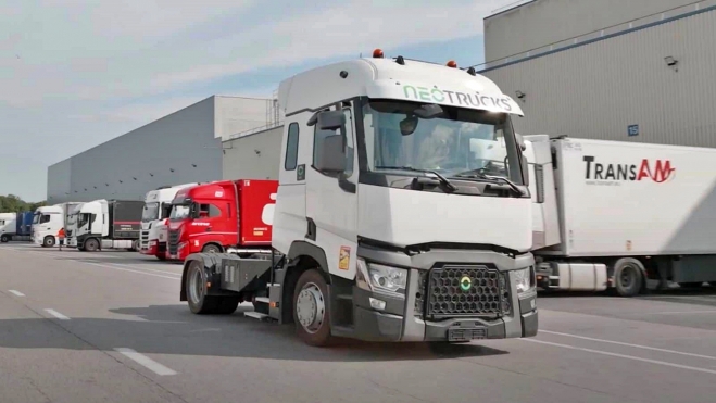 Retrofit camion diesel electrico Neotrucks renault