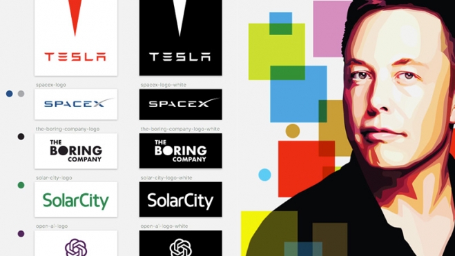 elon musk companies logos